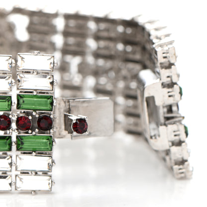 Gucci Crystals Double G Web Tennis Bracelet L Multicolor 6 of 6