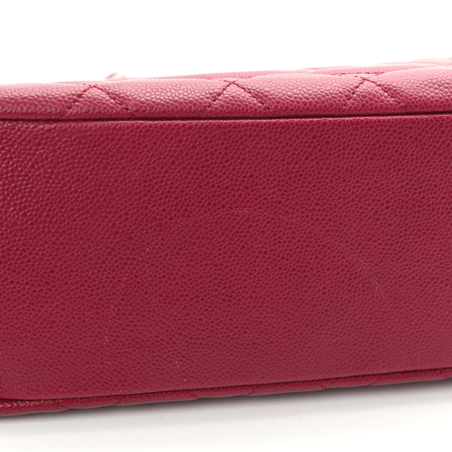 Caviar Quilted Timeless CC Shopping Tote Red