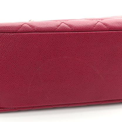 Chanel Caviar Quilted Timeless CC Shopping Tote Red 5 of 15