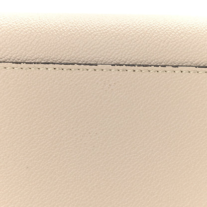 Burberry Soft Grain Calfskin Small Buckle Tote Limestone 12 of 14
