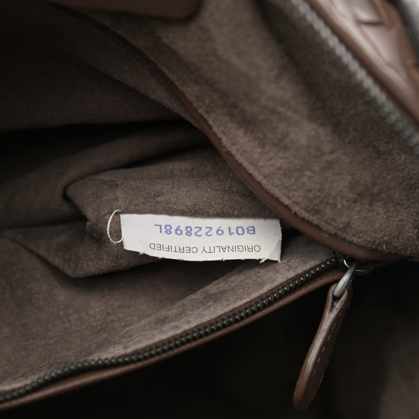 Nappa Intrecciato Boston Brown