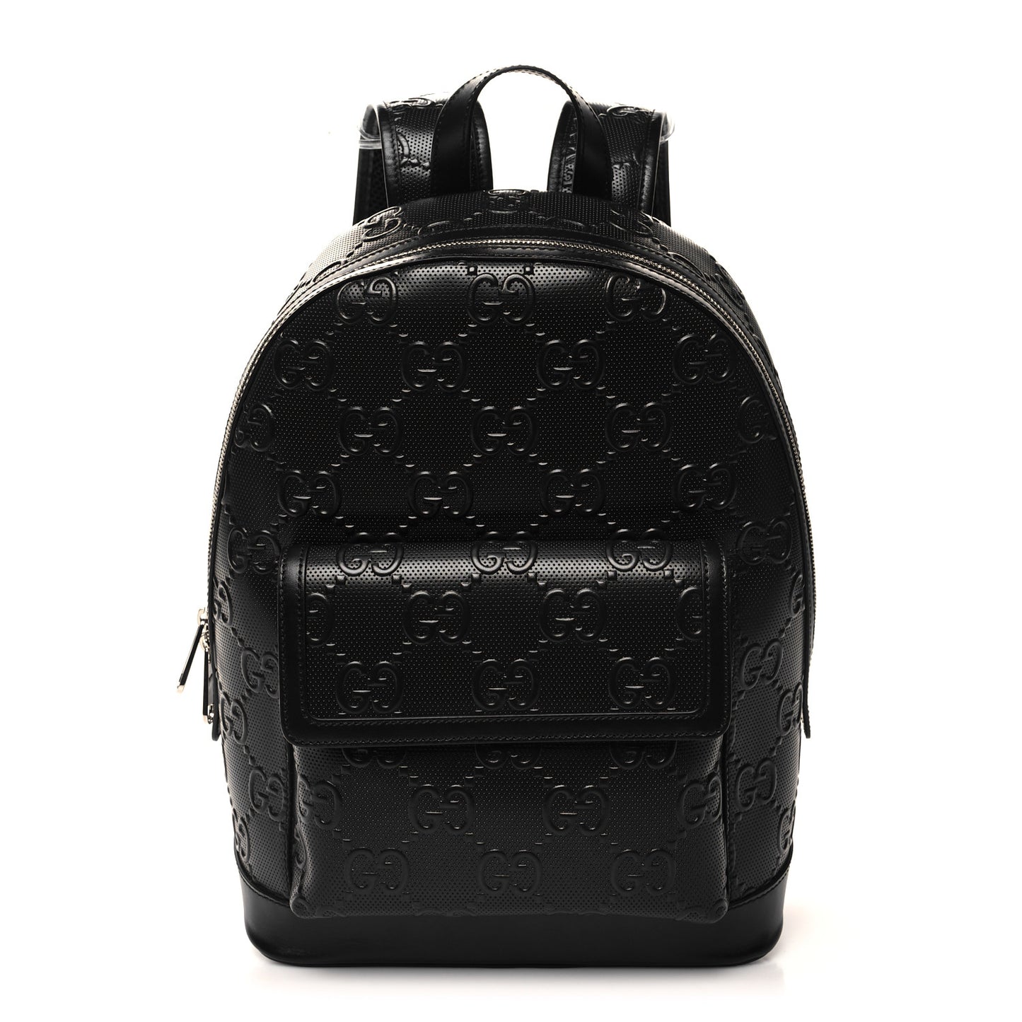 Calfskin GG Tennis Embossed Backpack Black