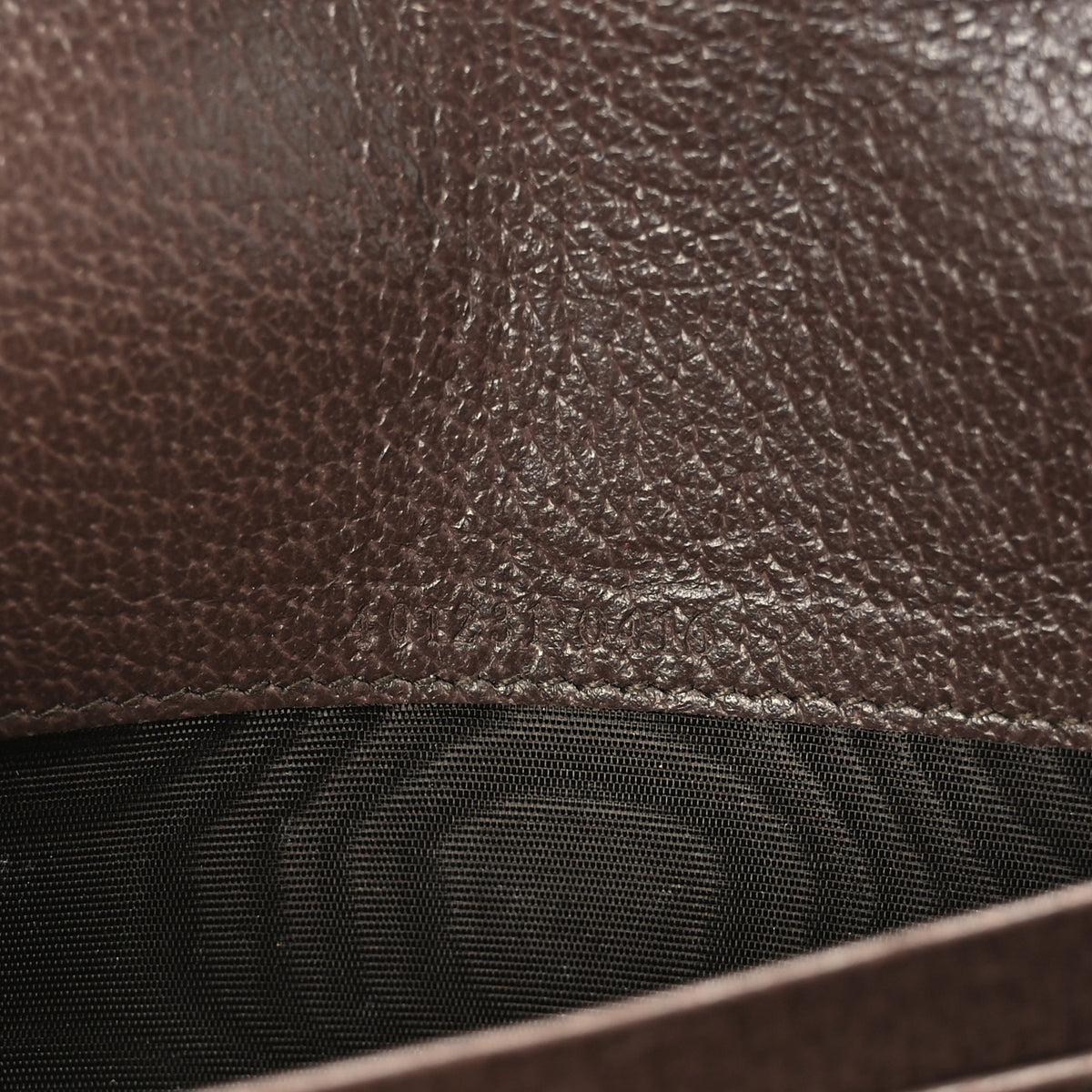 Gucci Monogram Jumbo GG Textured Dollar Calfskin Mini Dionysus Chain Wallet Camel Ebony New Acero 5 of 9