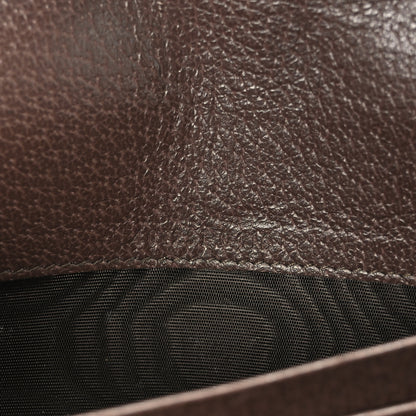 Gucci Monogram Jumbo GG Textured Dollar Calfskin Mini Dionysus Chain Wallet Camel Ebony New Acero 5 of 9