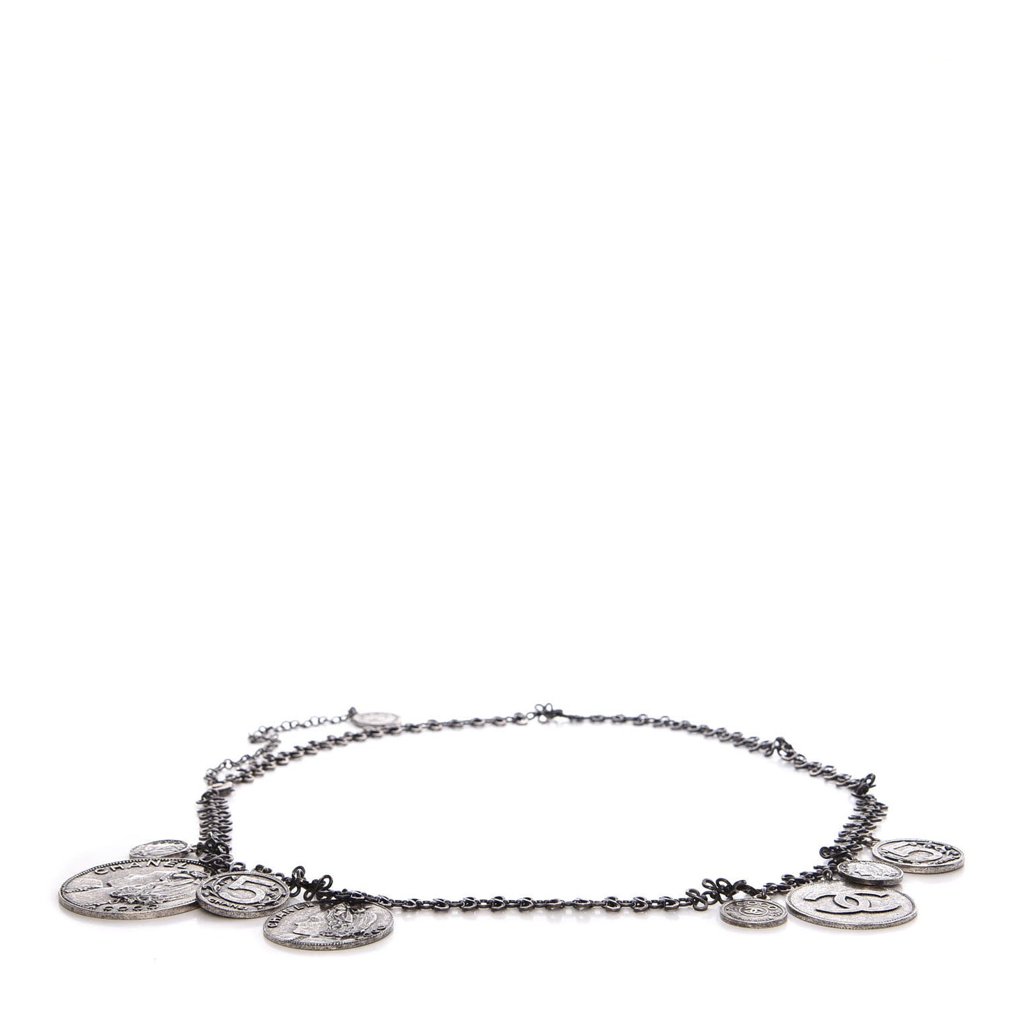 Ruthenium CC Coin Medallion Belt 85