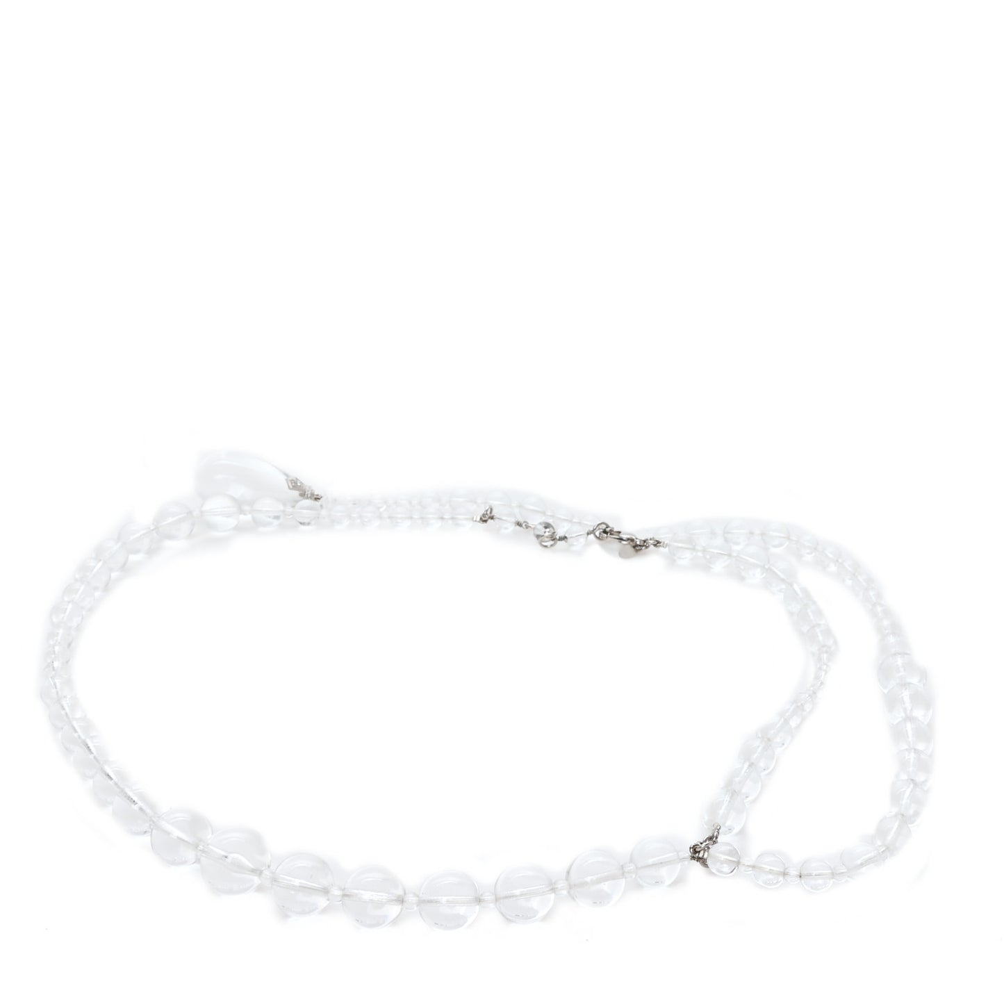 Transparent Bead Crystal CC Strand Belt