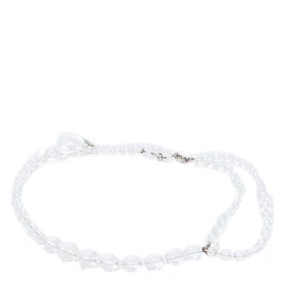 Chanel Transparent Bead Crystal CC Strand Belt 1 of 3