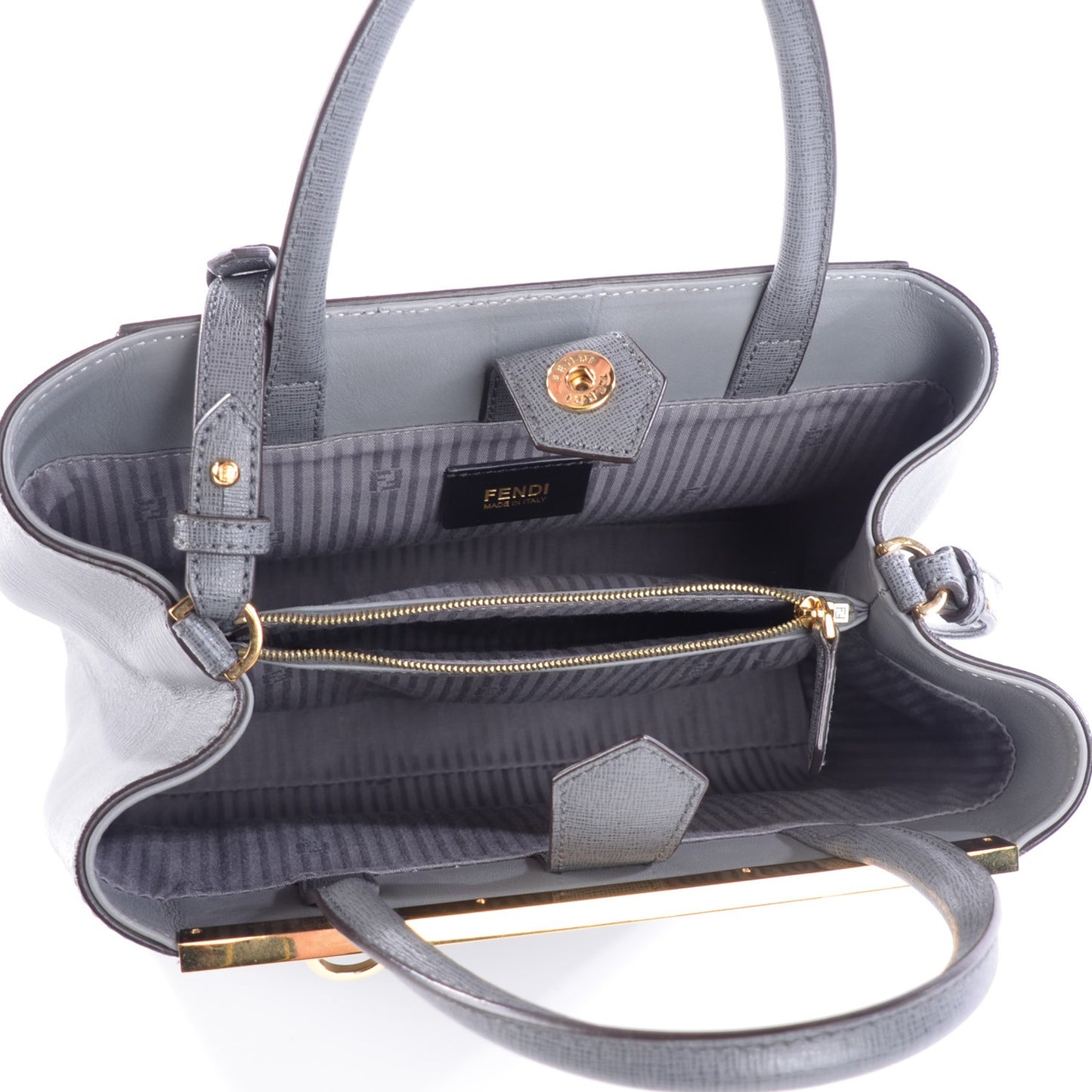 Vitello Elite Petite 2Jours Tote Grigio Grigio Chiaro