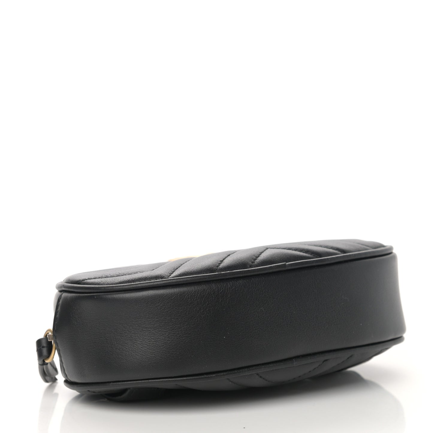 Calfskin Matelasse GG Marmont Belt Bag 85 34 Black