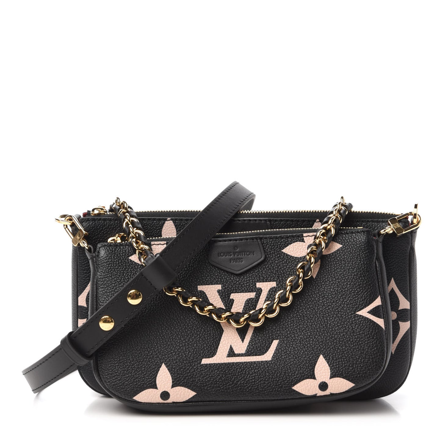 Empreinte Monogram Giant Multi Pochette Accessories Black Beige