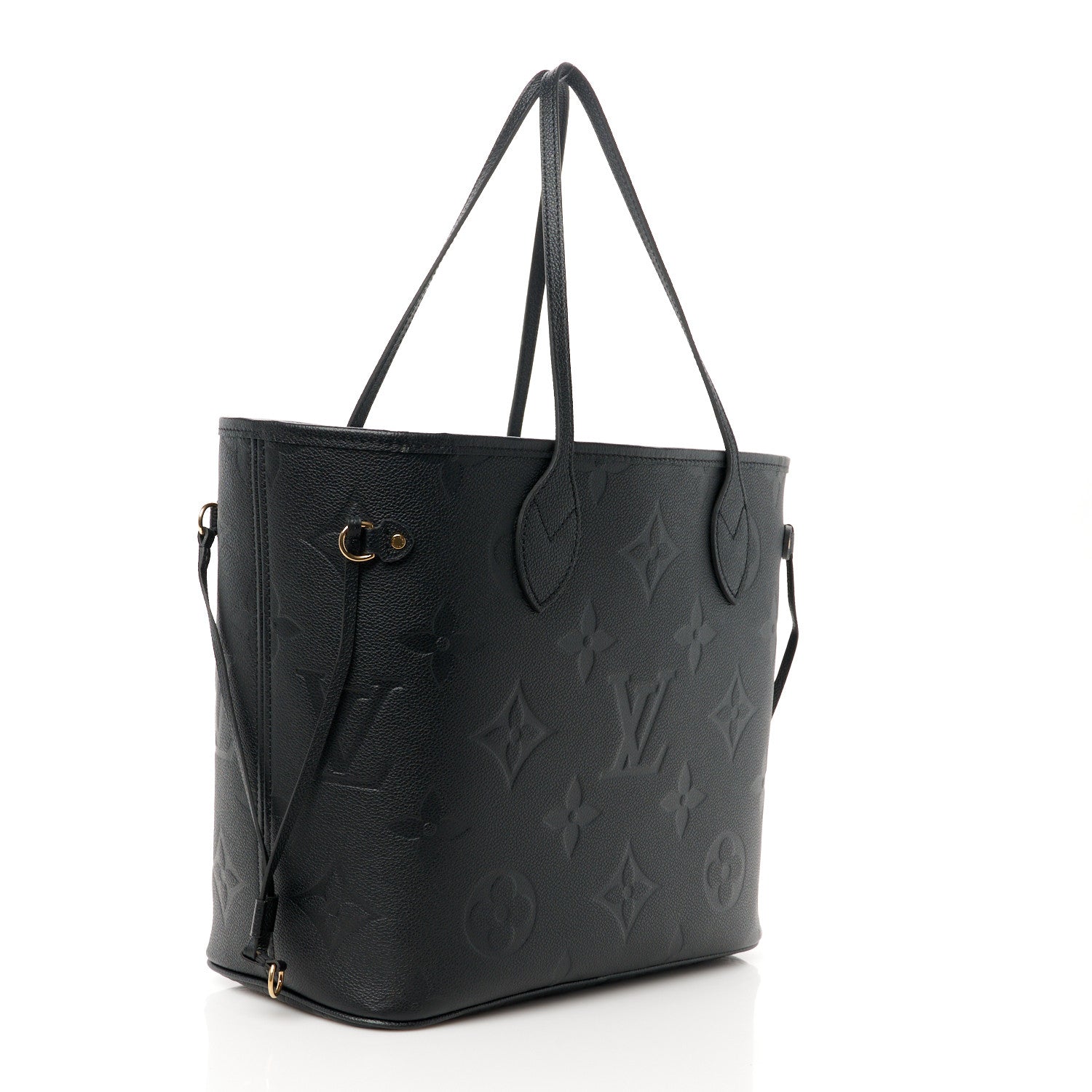 Louis Vuitton Empreinte Monogram Giant Neverfull MM Black 4 of 11