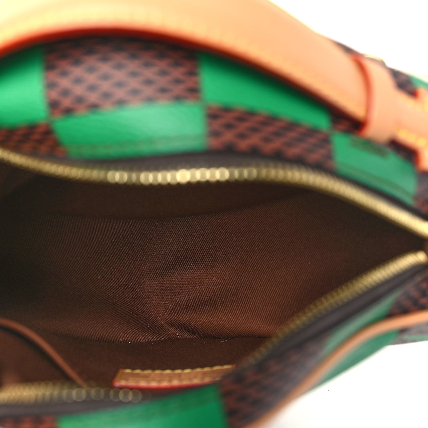 Damier Pop Chess Messenger Green