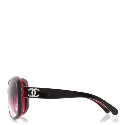 Chanel Acetate Polarized CC Sunglasses 5183 Red 3 of 9