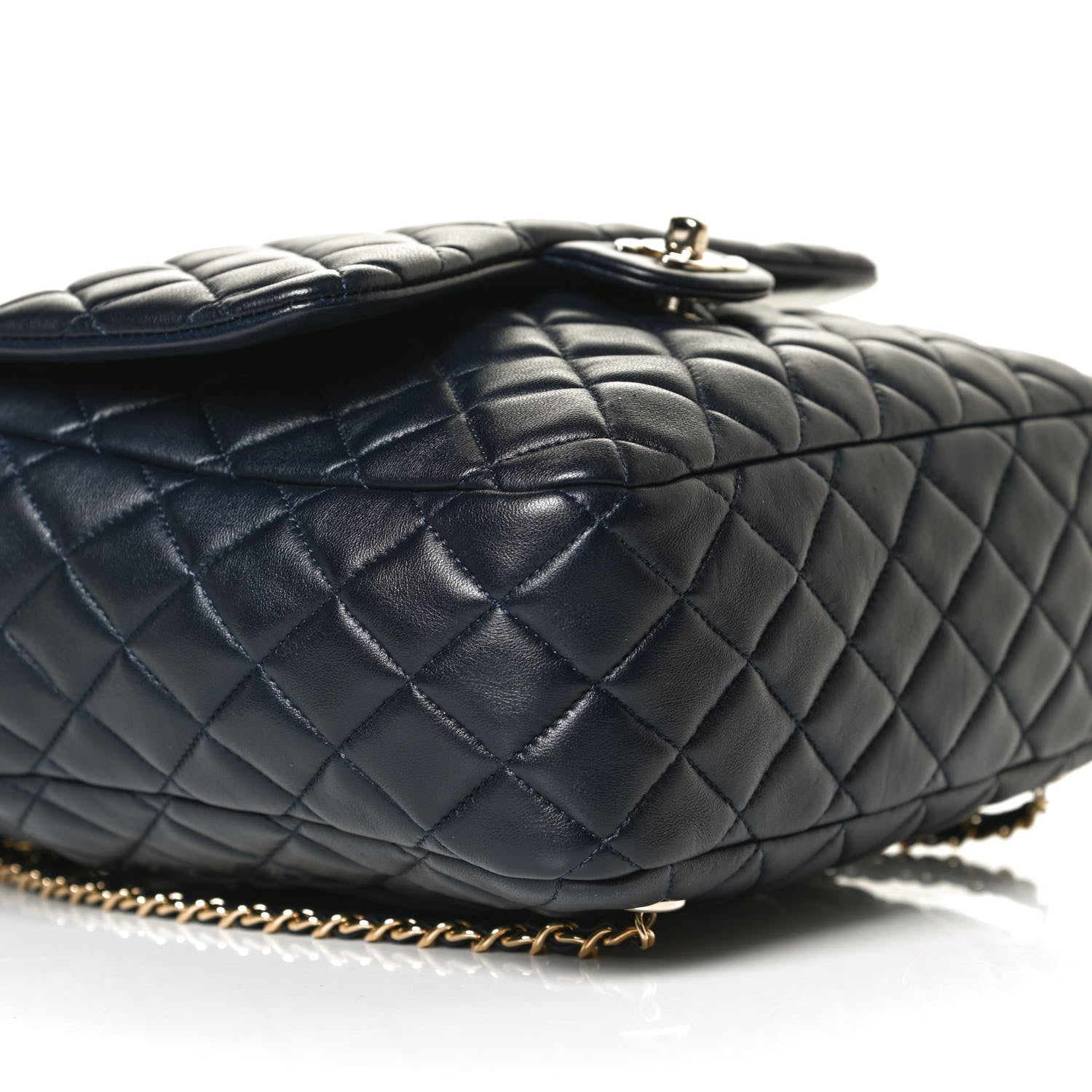 Chanel Lambskin Quilted Large In Seoul Backpack Navy 8 of 9