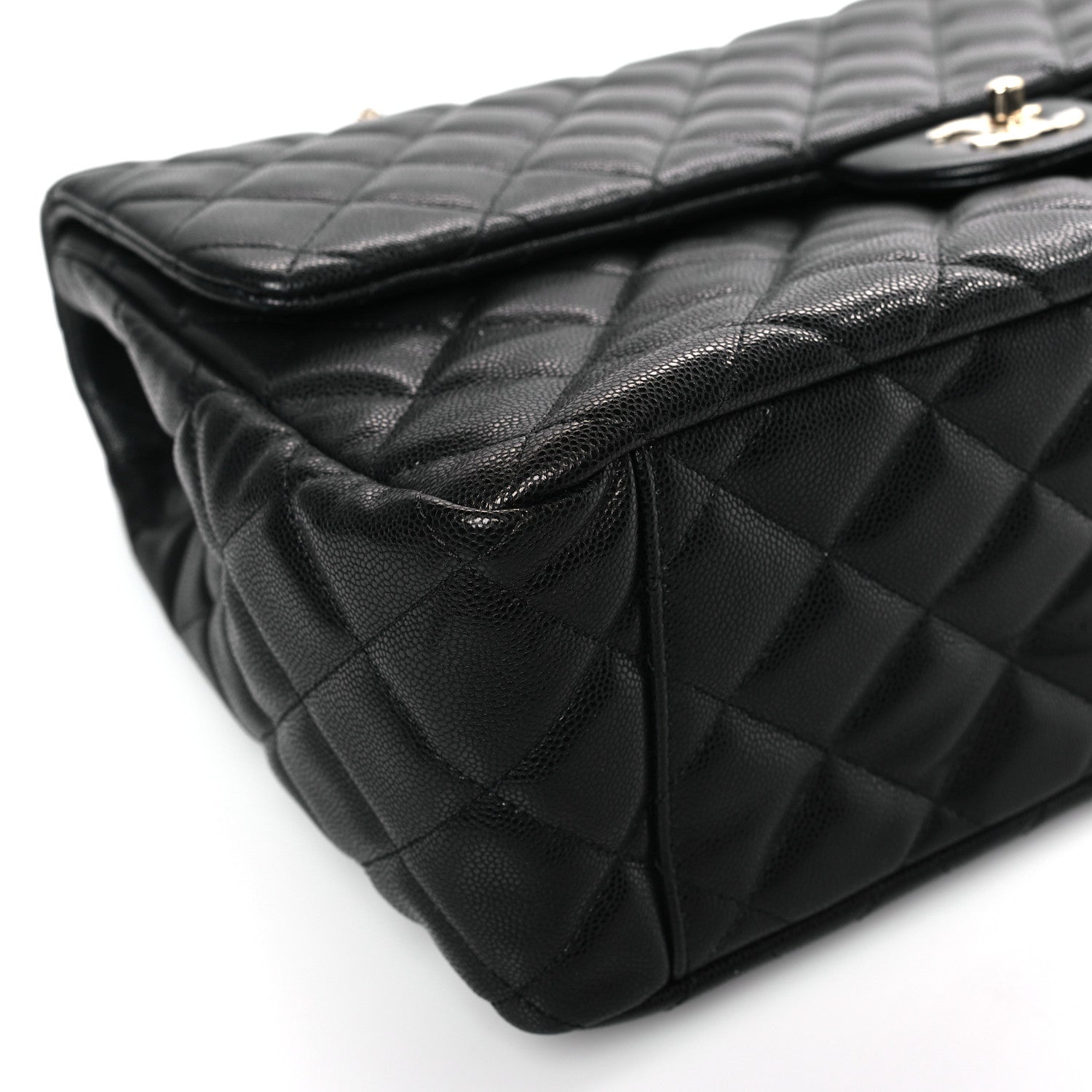 Chanel Caviar Quilted XXL Travel Flap Bag Black 8 of 9