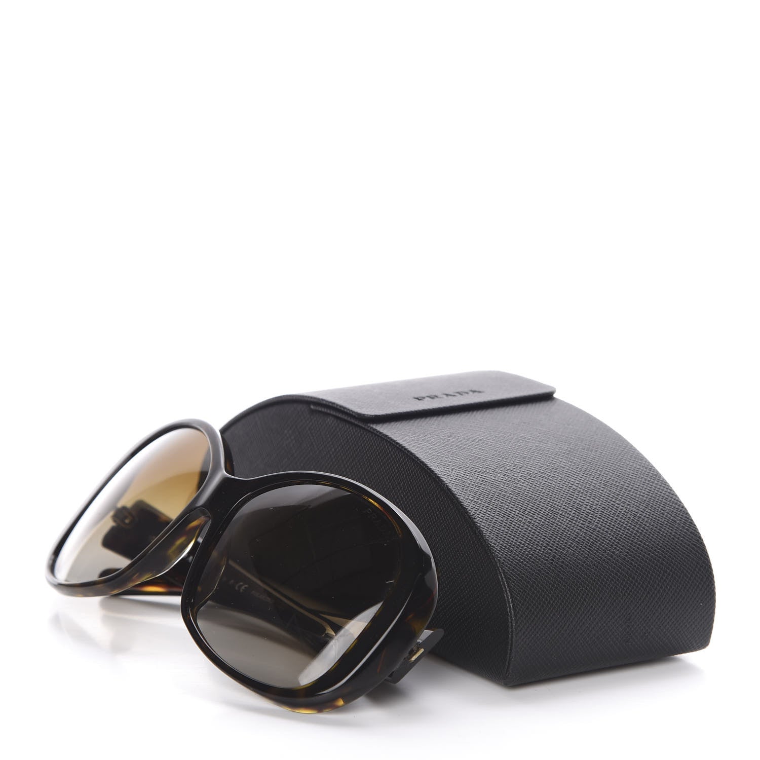 Prada Polarized Sunglasses SPR 03M Havana Brown 8 of 8