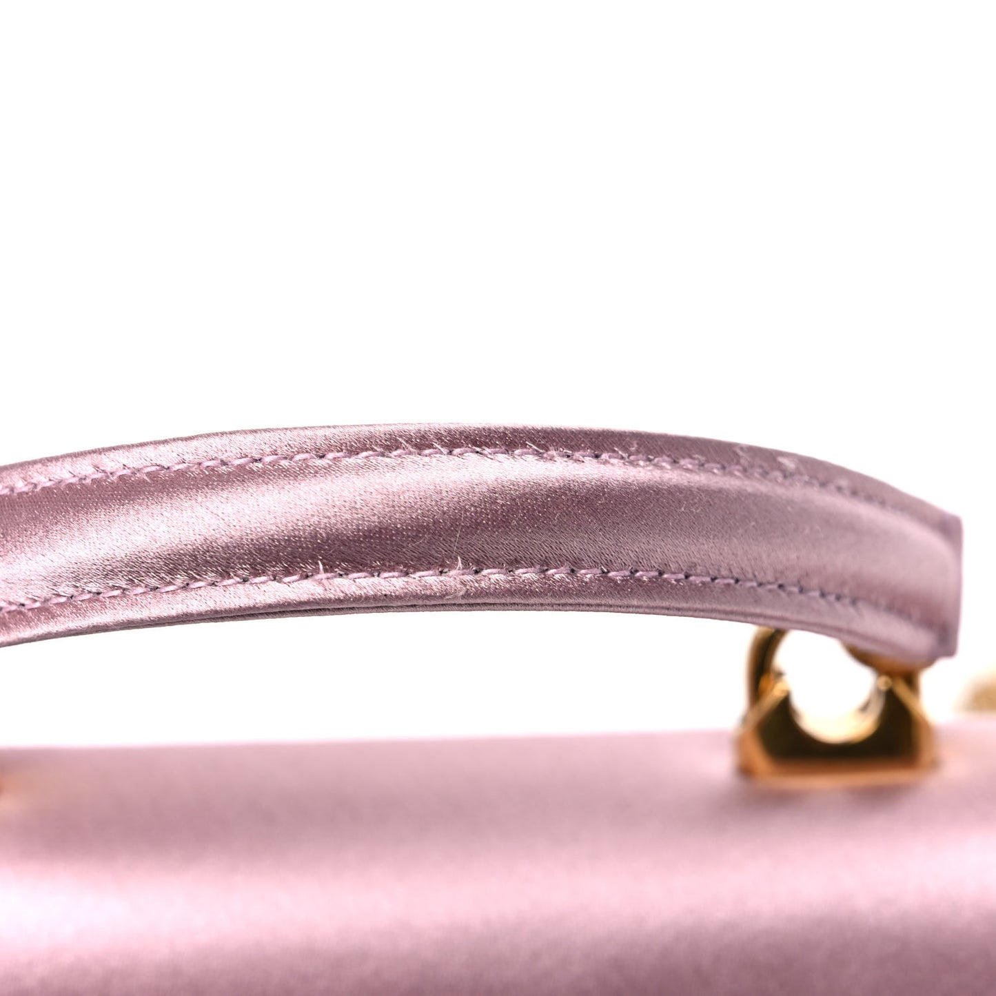 Silk Small Devotion Envelope Top Handle Bag Pink