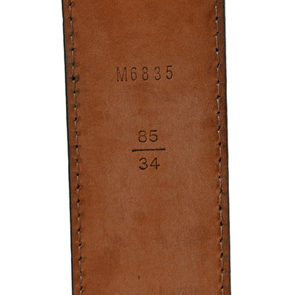 Louis Vuitton Damier Ebene Riveted Belt 85 34 4 of 7