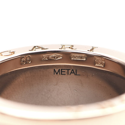 Bulgari 18K Rose Gold Bronze Cermet B.Zero1 Roma Four-Band Ring 59 8.75 5 of 5