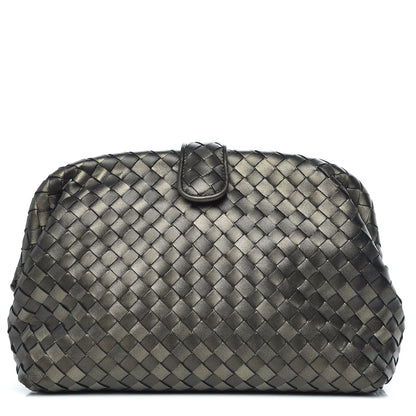 Bottega Veneta Nappa Intrecciato The Lauren 1980 Clutch Dark Bronze 1 of 11