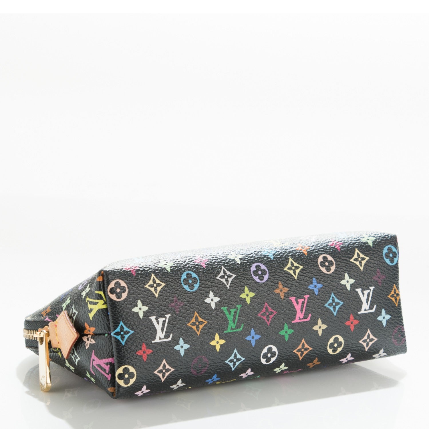 Louis Vuitton Monogram Multicolor Cosmetic Pouch Black Grenade 3 of 7