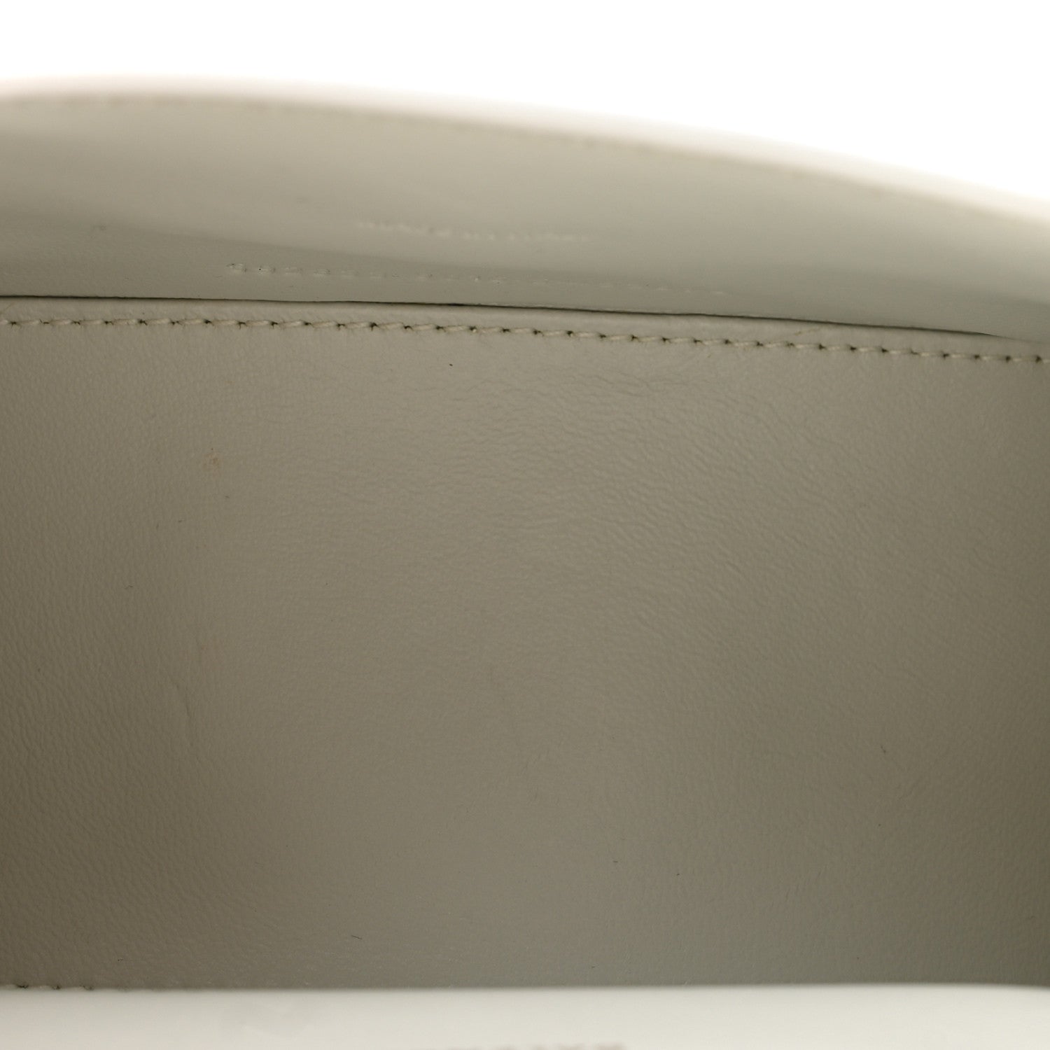 Balenciaga Shiny Calfskin Crocodile Embossed Hourglass Top Handle Bag XS White 5 of 13