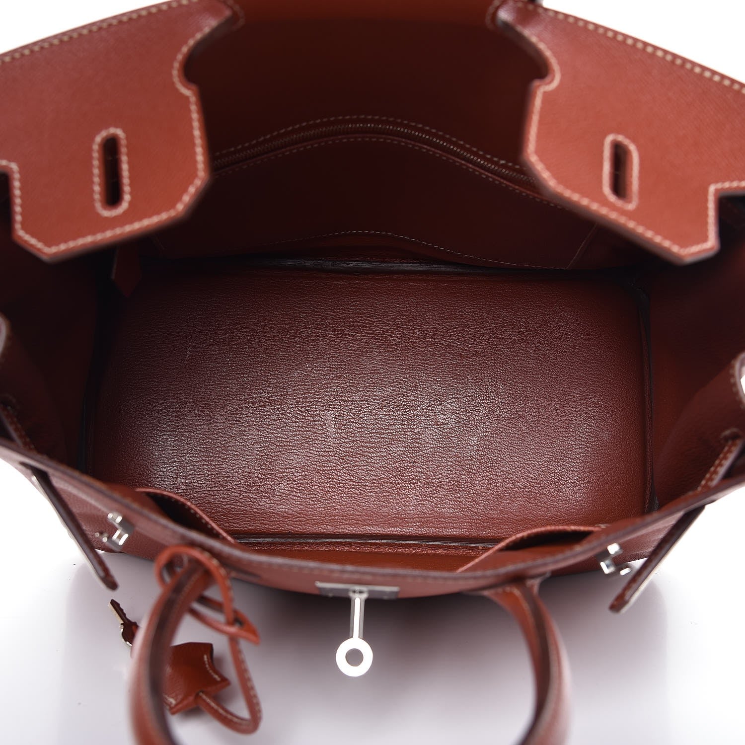 Hermes Epsom Birkin 30 Brique 7 of 38