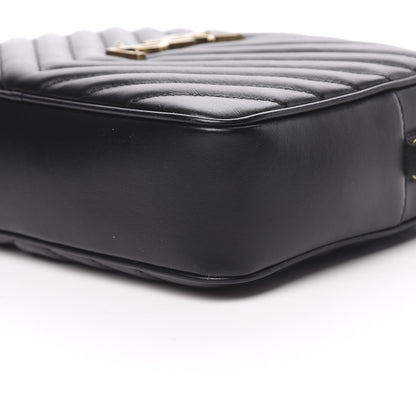 Saint Laurent Calfskin Matelasse Monogram Lou Camera Bag Black 9 of 9