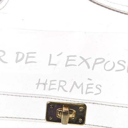 Hermes Vinyl Souvenir De L'Exposition Kelly Transparent 14 of 16