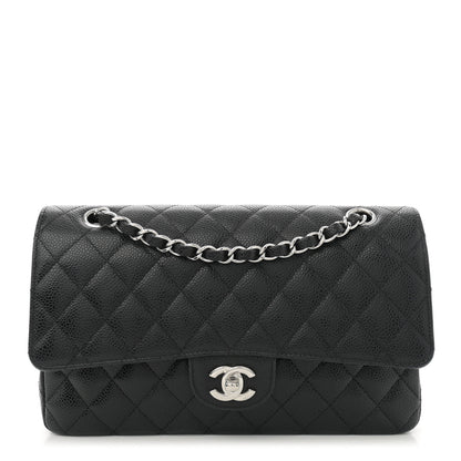 Chanel Caviar Quilted Medium Double Flap Black 1 of 10
