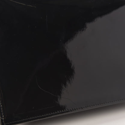 Jimmy Choo Patent Lizzie Clutch Black 9 of 10