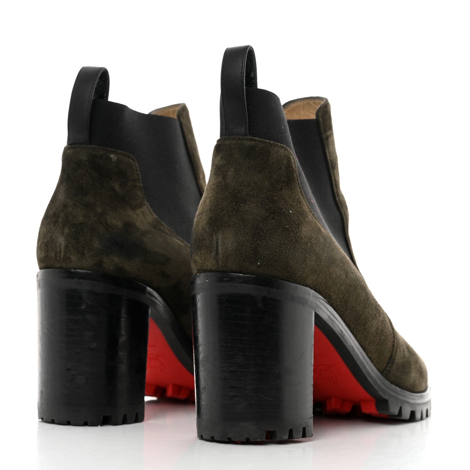 Christian Louboutin Calfskin Marchacroche 70 Chelsea Boots 38 Tyrol 4 of 8