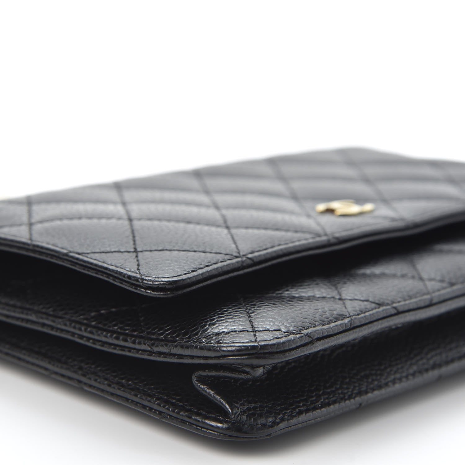 Chanel Caviar Quilted Wallet On Chain WOC Black 5 of 11