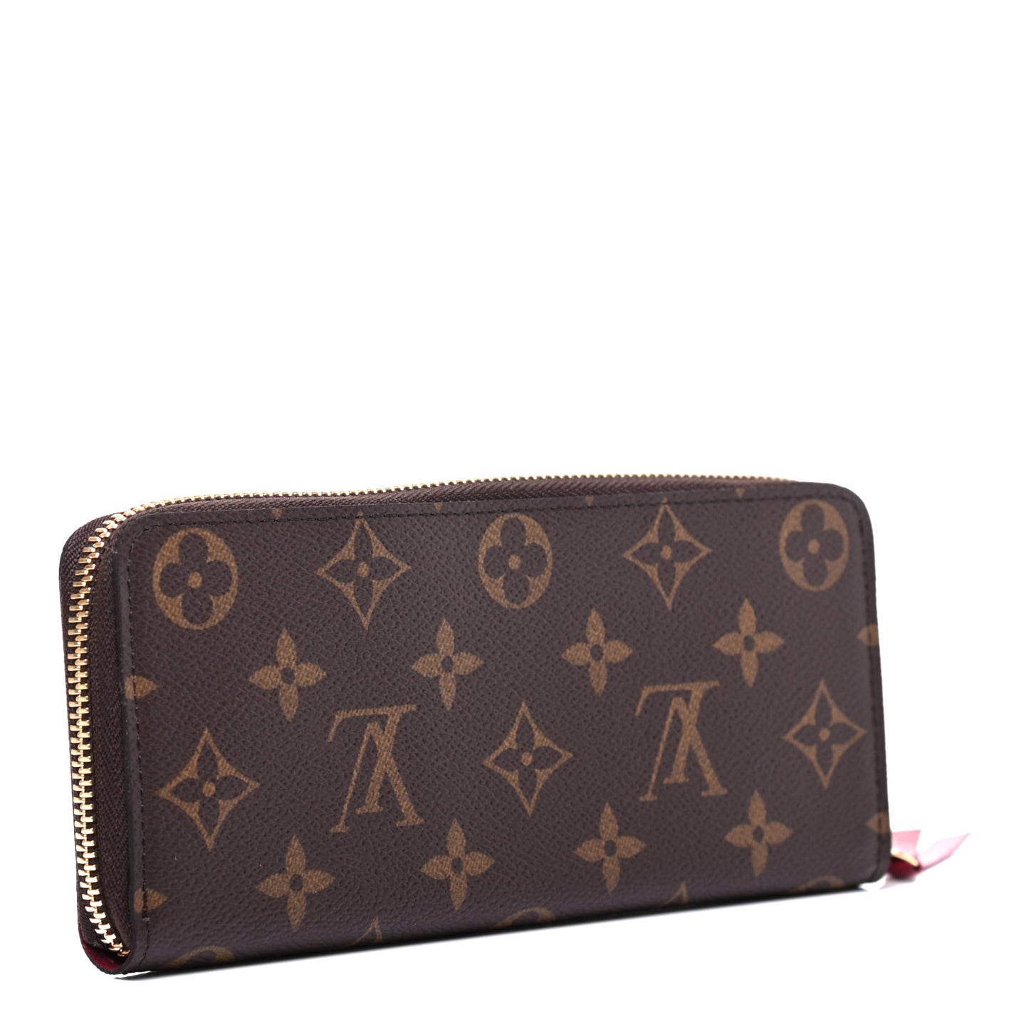 Monogram Clemence Wallet Fuchsia