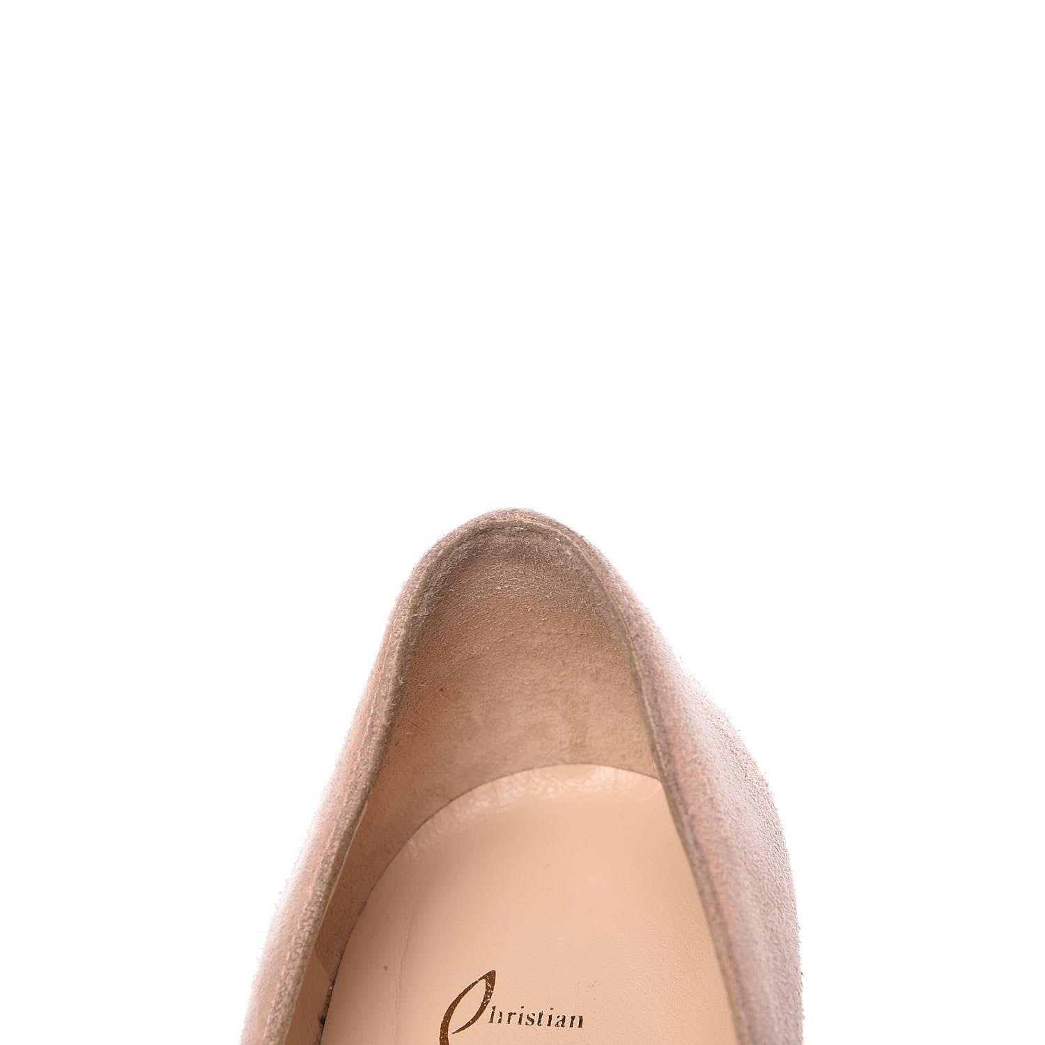 Christian Louboutin Veau Velours Ron Ron 100 Pumps 37.5 Ronsard 10 of 17