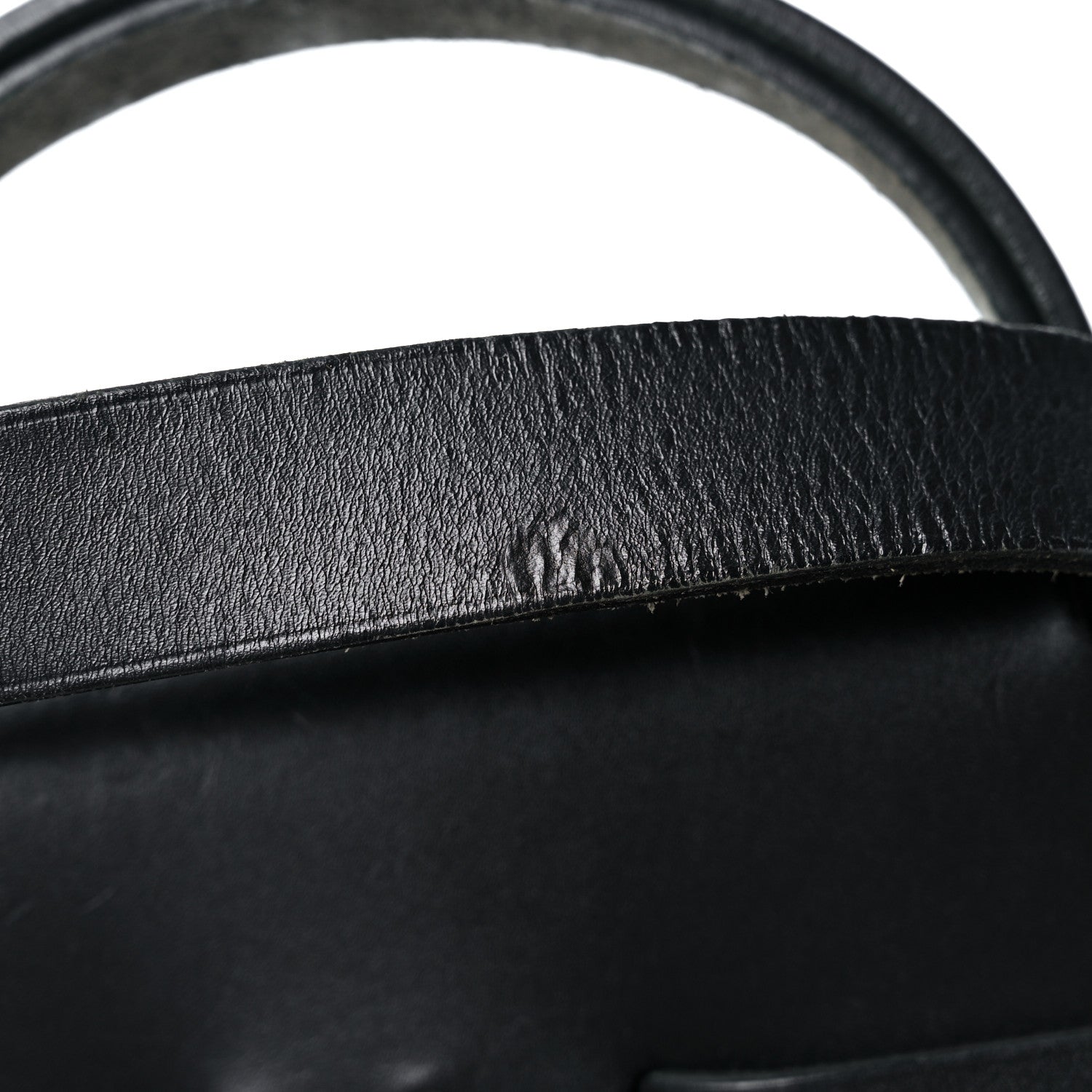 Hermes Toile Vache Calfskin Herbag 39 MM Black 21 of 21