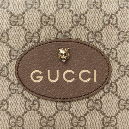 Gucci GG Supreme Monogram Web Neo Vintage Shoulder Bag Beige New Acero Crop 9 of 14