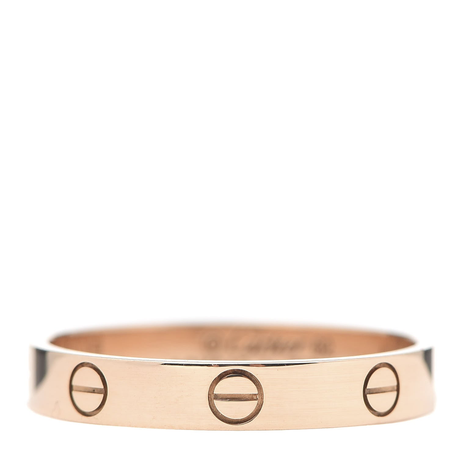 Cartier 18K Pink Gold 3.5mm LOVE Wedding Band Ring 62 10 1 of 4