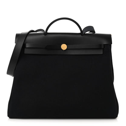 Hermes Military Toile Vache Hunter Herbag Zip 39 MM 3 of 12