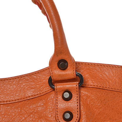 Balenciaga Agneau Classic Hardware Town Tangerine 13 of 18