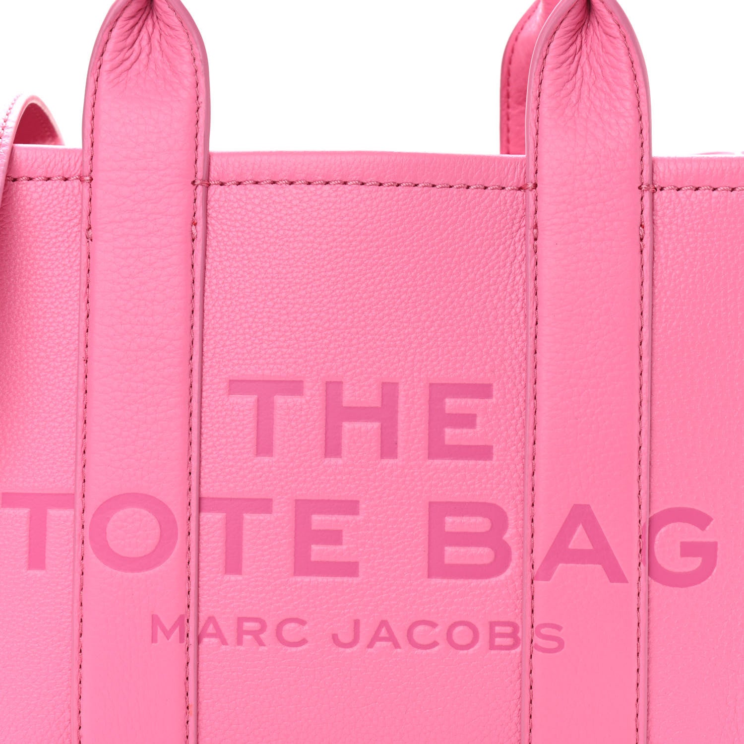 Marc Jacobs Grained Calfskin Small The Tote Bag Pink 8 of 10