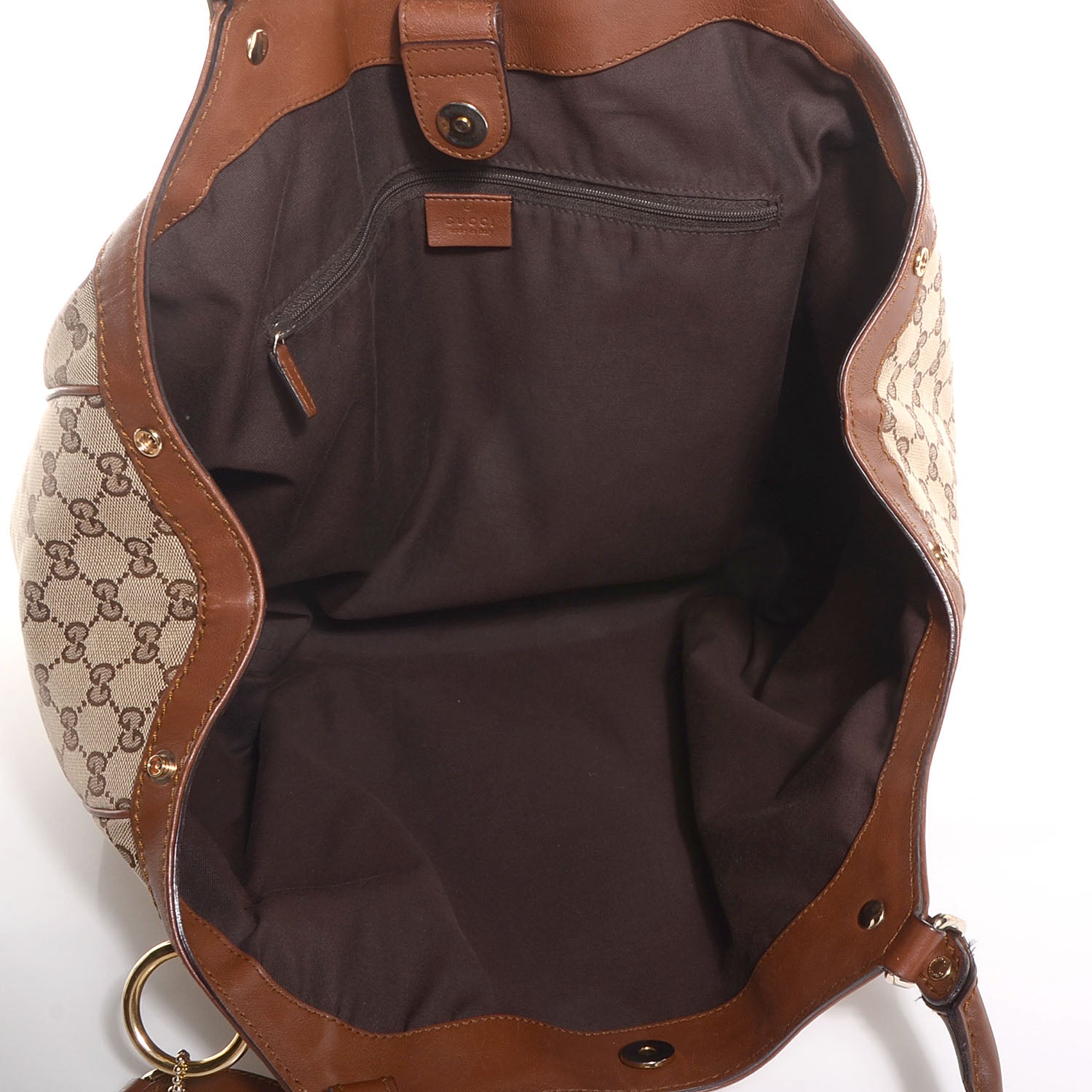 Gucci Monogram Large Sukey Tote Brown 9 of 9
