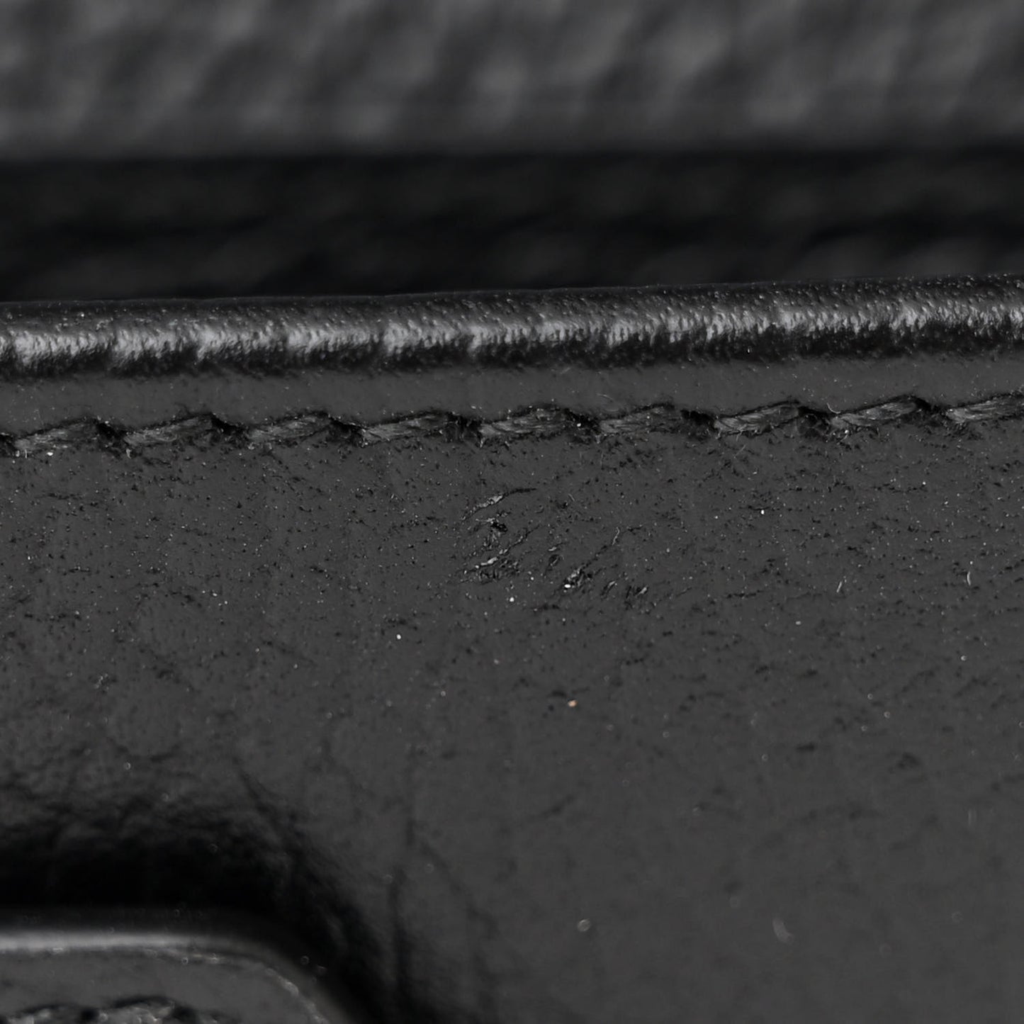 Calfskin Mini GG Marmont Chain Wallet Black