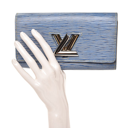 Louis Vuitton Epi Twist Wallet Denim Light 2 of 7