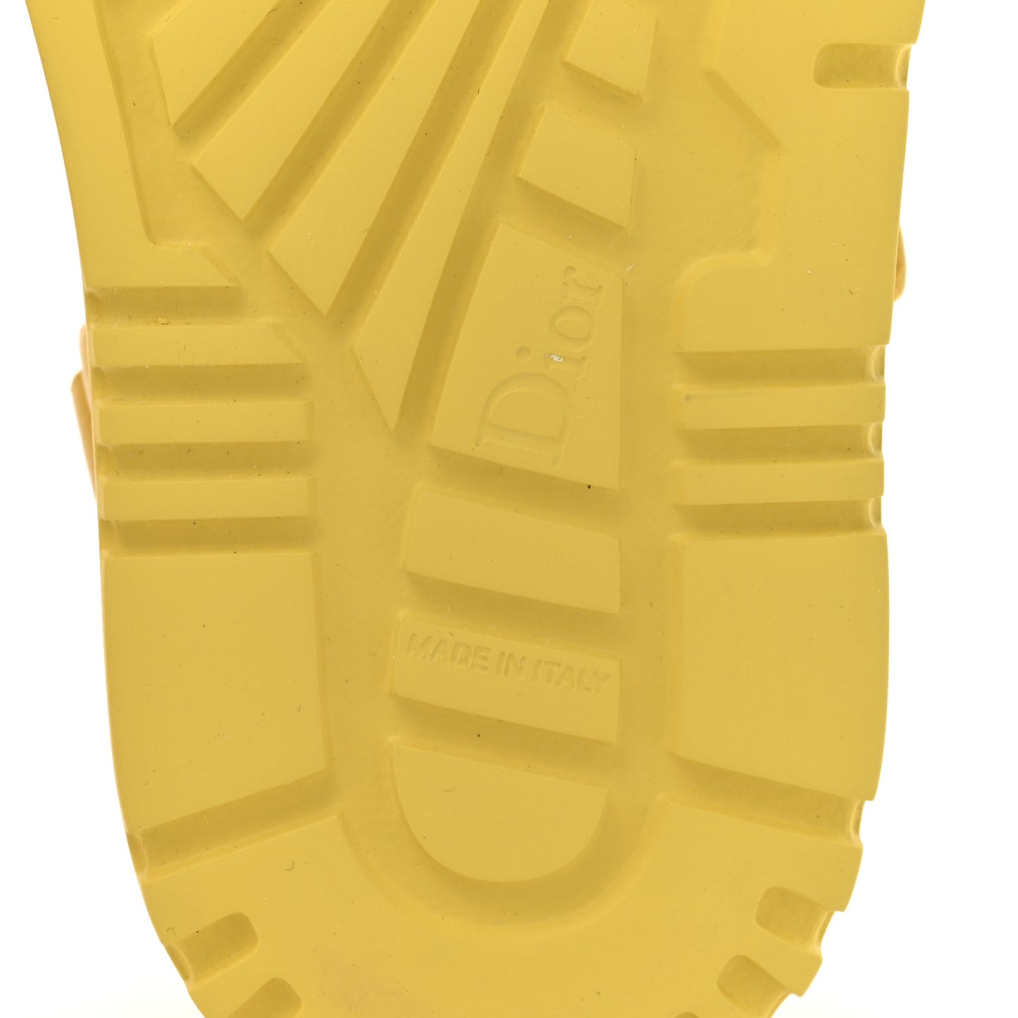 Lambskin Dioract 10mm Sandals 35 Yellow Guadalupe