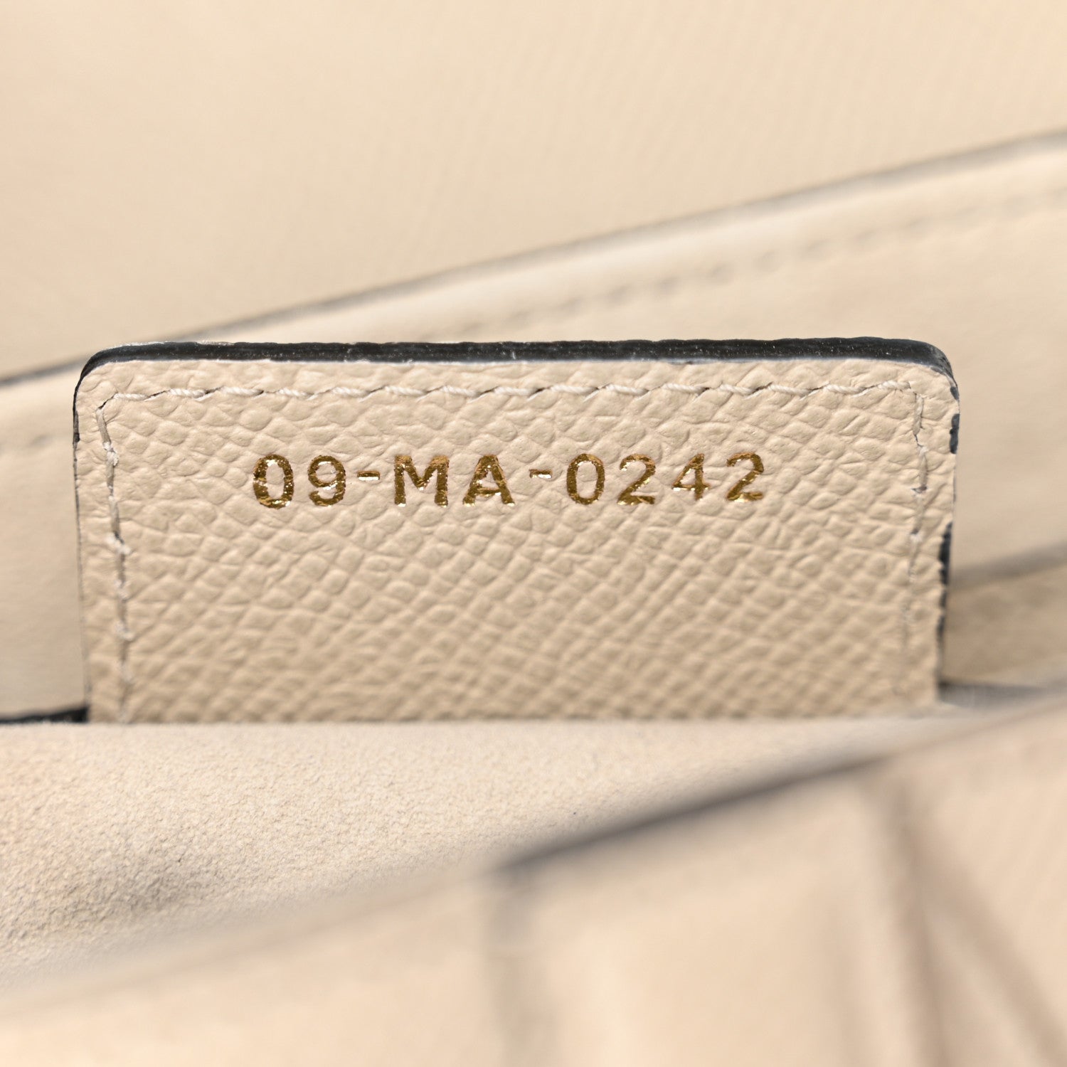 Christian Dior Grained Calfskin Saddle Bag Sable 7 of 10