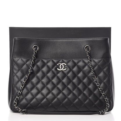 Chanel Caviar Quilted Urban Companion Shopping Tote Black 14 of 14