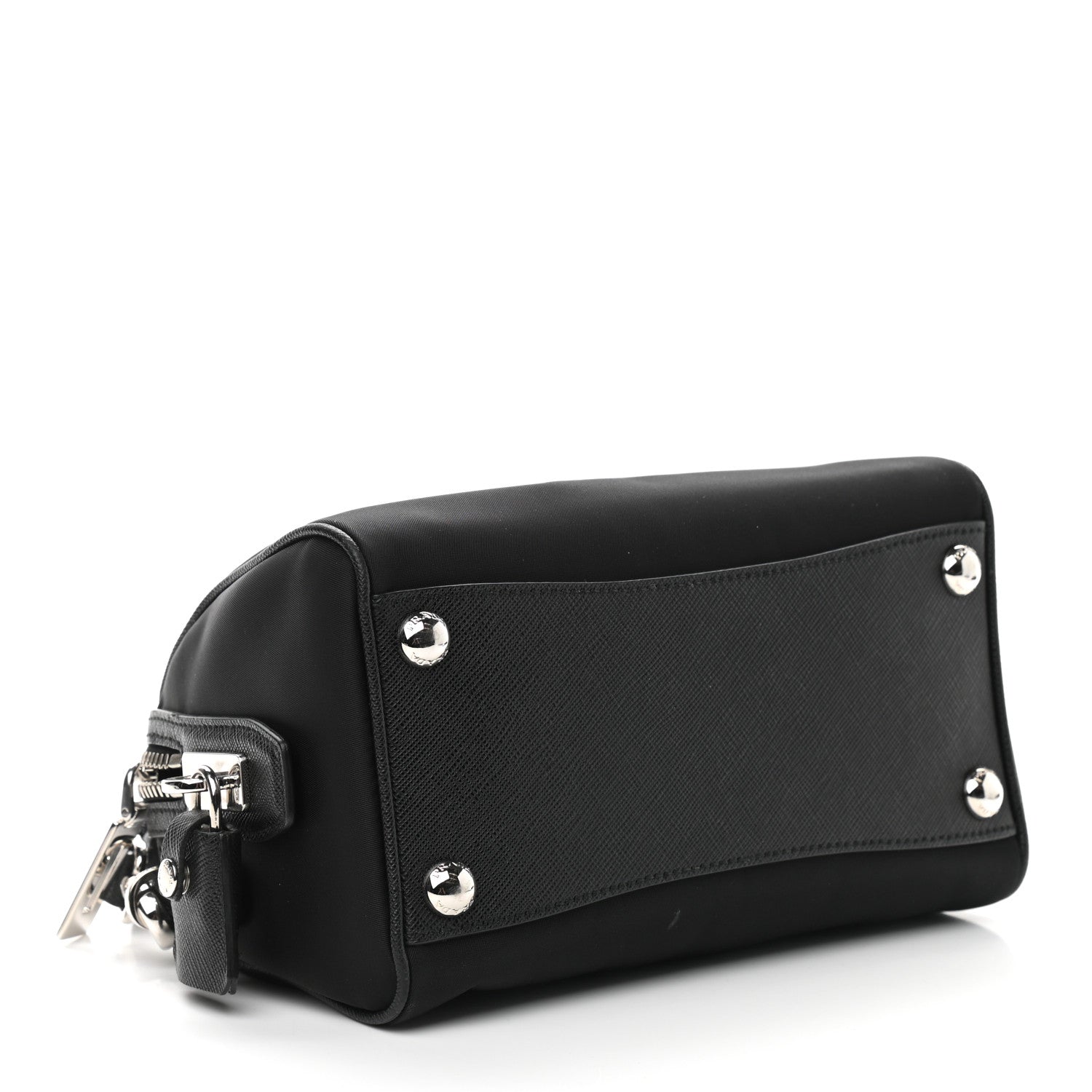 Prada Nylon Saffiano Re-Edition 2005 Top Handle Crossbody Bag Black 4 of 8