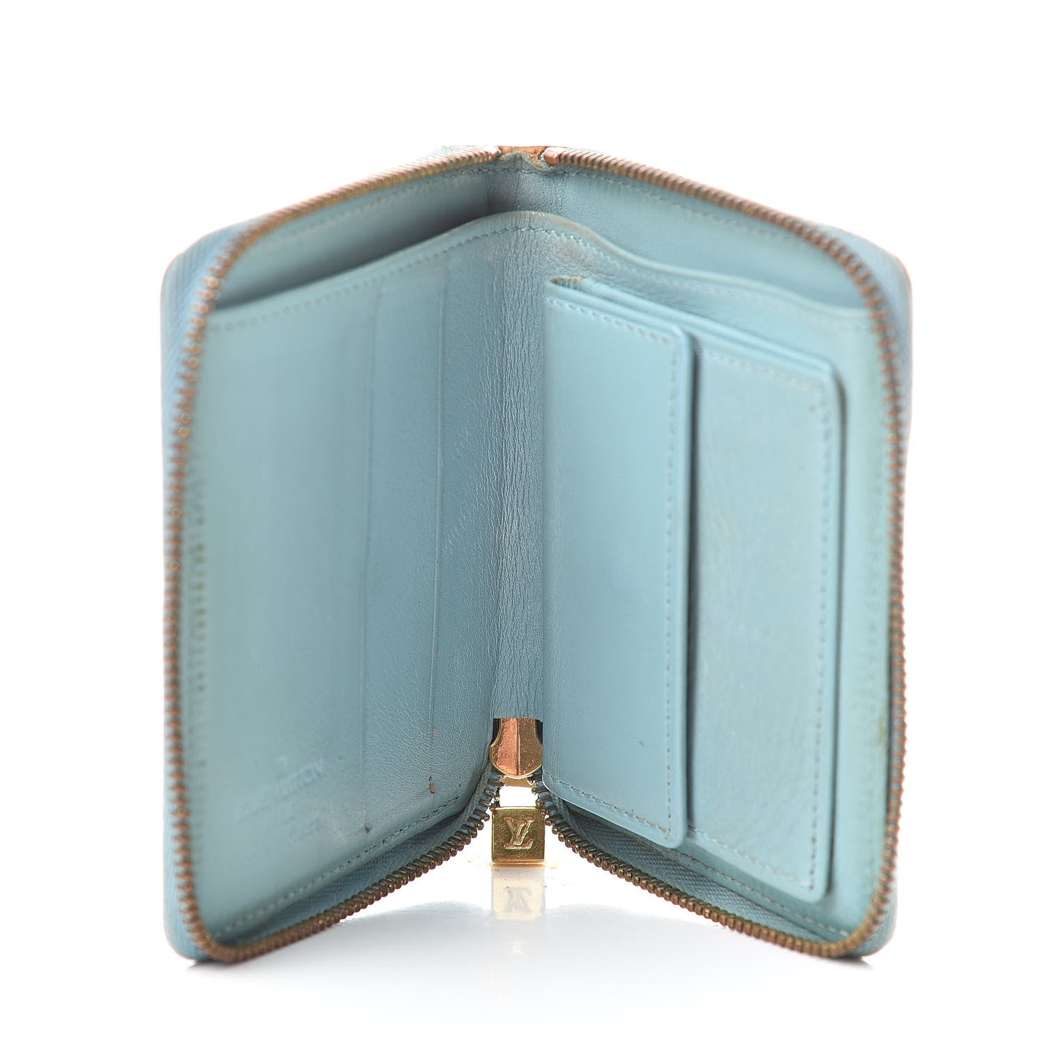 Louis Vuitton Vernis Zippy Coin Purse Baby Blue 5 of 13