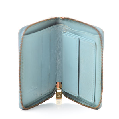 Louis Vuitton Vernis Zippy Coin Purse Baby Blue 5 of 13